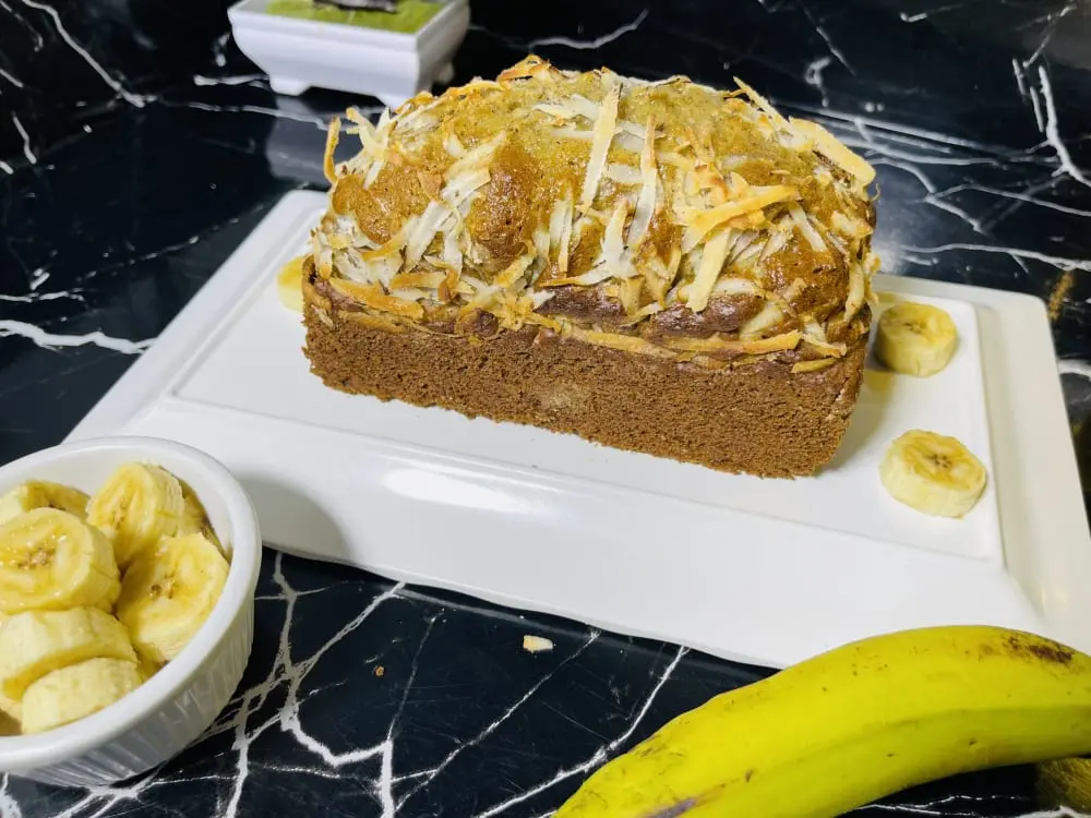 Coconut Laced Banana Bread