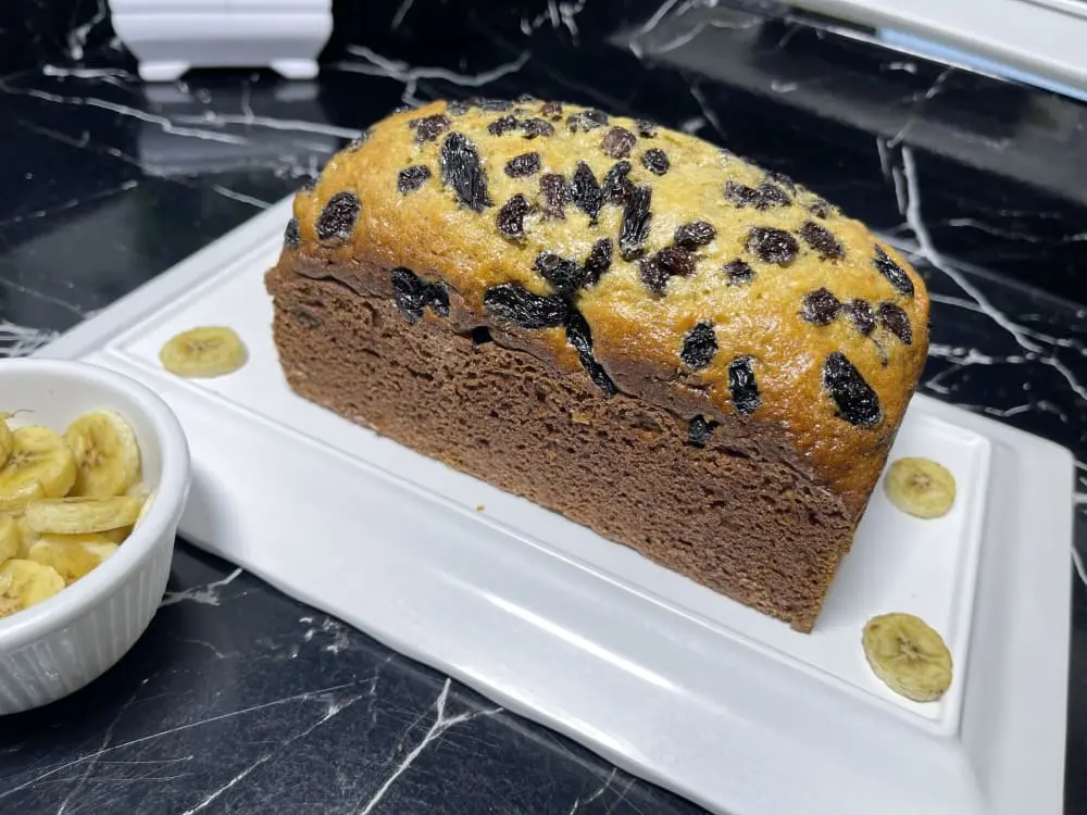 Raisins Laced Banana Bread