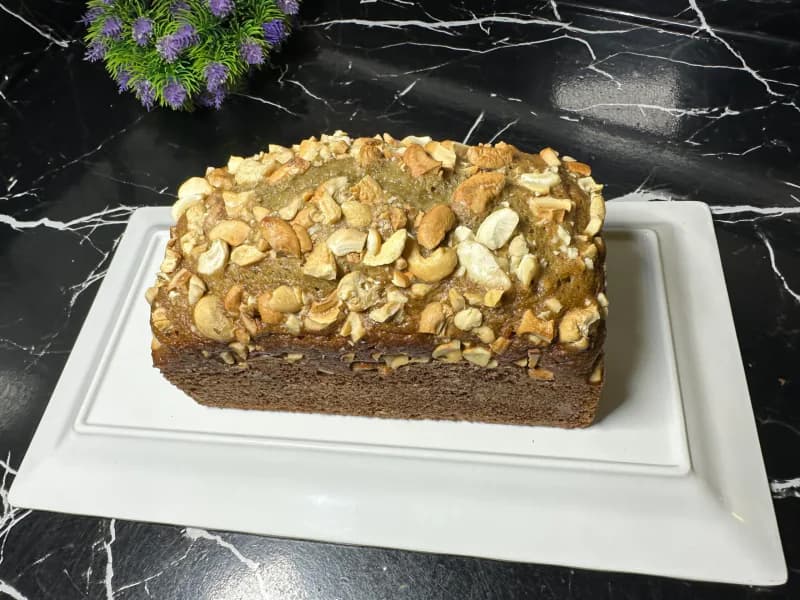Cashew Nuts Laced Banana Bread