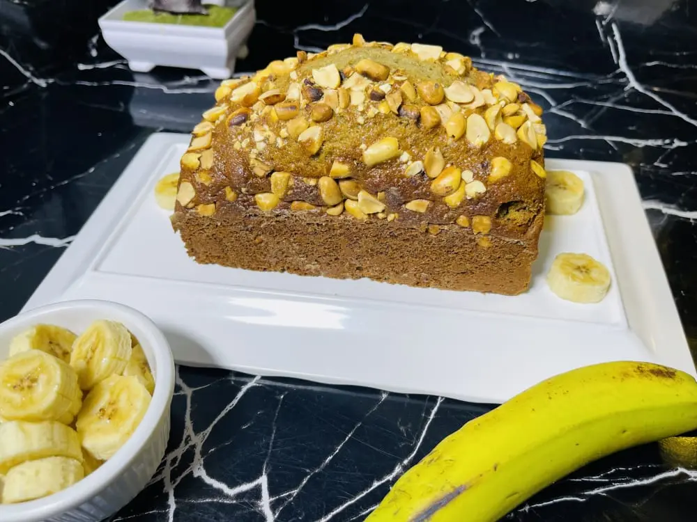Peanuts Laced Banana Bread